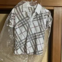 Burberry London半袖チェックシャツ サイズ1