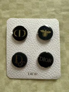 【新品未使用】Dior ピンバッジ・ブローチ 4個セット