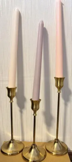 ウェルカムスペース用　キャンドルと燭台