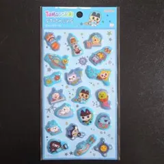 【Tamagotchi】【ぷっくりシール】 【ブルー】