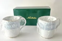 Noritake(ノリタケ) レースウッドゴールドマグカップペアセット