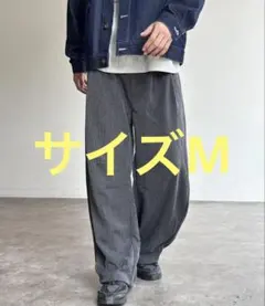 す*ず様 CPCM ヘリンボーンバレルスラックス　チャコールグレー　Mサイズのサムネイル