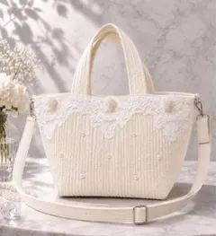 Herlipto Rose Straw Tote Bag - メルカリ