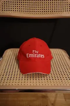 海外古着　エミレーツ　ストリート 企業キャップ　arsenal