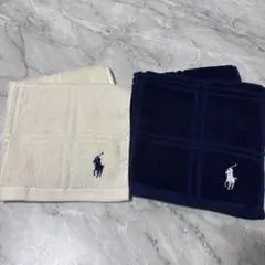 ポロ・ラルフ・ローレン ウォッシュタオル 2枚セット新品未使用