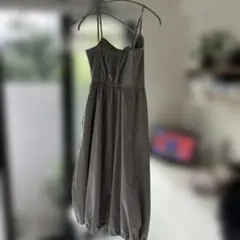GU キャミワンピース グレー S