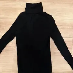 UNIQLO エクストラファインメリノ リブタートルネックセーター M