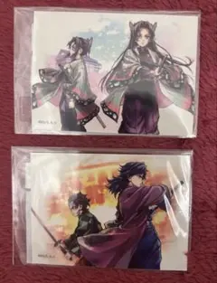 鬼滅の刃　WEBSHOPくじ　G賞　ステッカー　しのぶ　カナエ　炭治郎　義勇