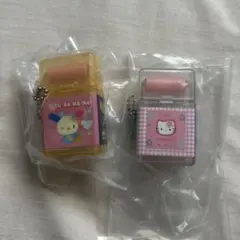サンリオキャラクター ローラー付き消しゴム風キーホルダー
