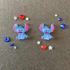 ディズニー　スティッチ　ストーンセット
