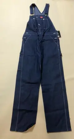 新品32×32 dickies デッキーズ　デニムオーバーオール i66s