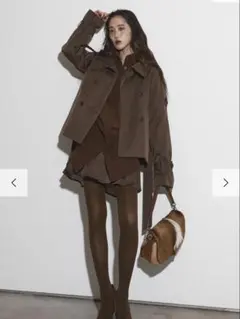 ANDREA&Co.上下セット ANDREA&Co】ブラック ノースリーブジャケット パンツセットアップ