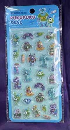 モンスターズインク PUKUPUKU SEALぷくぷくシール