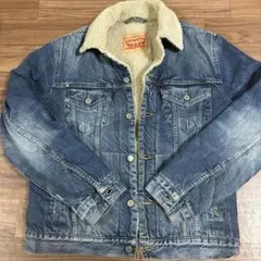 ボア デニムジャケット