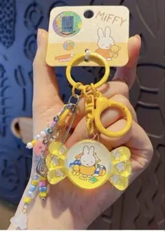 ミッフィー　キーホルダーキーリング　ストラップ