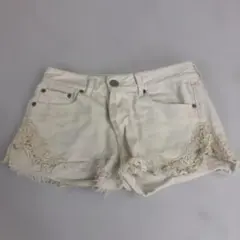 LIP SERVICE リップサービス　ホワイトデニム　ショートパンツのサムネイル