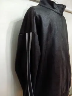 美品　メンズ　LLサイズ 黒いジャージジャケット