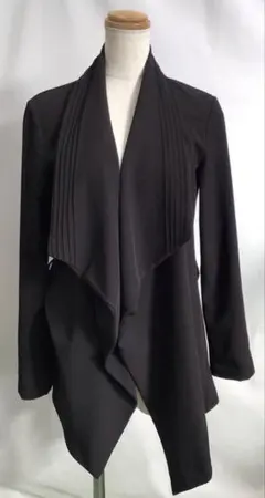 T749Kレディース薄手ジャケット 黒 春秋 M セシルマクビー 12/27