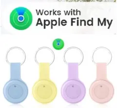【新品】スマートタグ エアタグ GPS AirTag 紛失防止【色：ブルー】