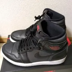 Nike Air Jordan 1 ブラック/レッド ハイカットスニカー26cm