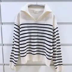 新品未使用 LMA LAMIA ラミア系 ボーダーニット