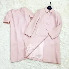 小*犬様 クレージュ　コート　ワンピース　セットアップ　レジメンタルストライプ