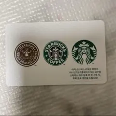 韓国限定　スタバ　カード　残高0