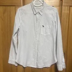 Abercrombie & Fitch ストライプ長袖シャツ M