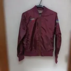 BETH COMP STUDIO MA-1ジャケット テキサス刺繍中綿入り