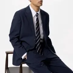 UNIQLO 感動ジャケット ネイビー