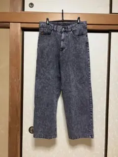 SANTA CRUZ サンタクルーズ　グレー　刺繍ロゴ付きデニムパンツ　Lサイズ