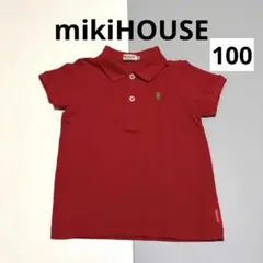 mikiHOUSE ポロシャツ 赤 100