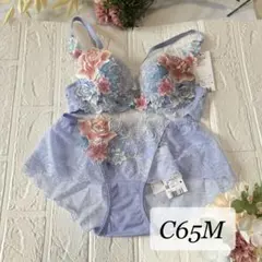 【新品】wacoal サルート　09 ブラ　ショーツセット　C65M PU