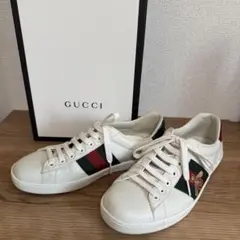 美品✨️グッチ エース ハートモチーフ スニーカー シェリーライン 22 美品✨️グッチ エース ハートモチーフ スニーカー シェリーライン 22
