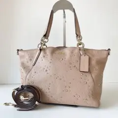 まだまだ使える❤︎ COACH 2way トートバッグ ケルシー 星 スタッズ