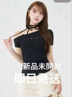 Darich ネックリボンワンショルダーTシャツ | Mercari