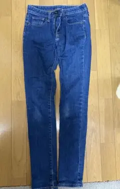 濃い青 スキニーデニム Lサイズのサムネイル