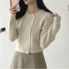 cocodeal ショートツイードライクニットジャケット COCODEAL ショートツイードライクニットジャケット - メルカリ