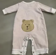 【お値下げしました！】babyGap ピンク クマロンパース　サイズ50