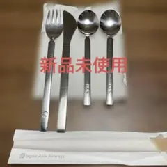 【超レア】日本アジア航空 JAA 機内食ナイフ フォーク大 フォーク小 超レア】日本アジア航空 JAA 機内食ナイフ フォーク大 フォーク小