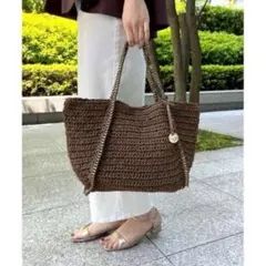 ストライプ トートバッグ