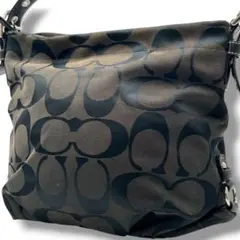 Coach Signature shoulder Bag Black y2k