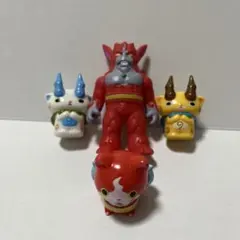 妖怪ウォッチ　すくい人形　ソフビ人形　バンダイ　4体セット