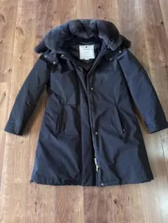 WOOLRICH ブラックロングダウンジャケット XS