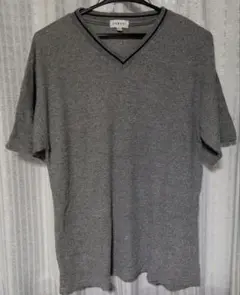 FORAVI Vネック ワッフル Tシャツ グレー Mサイズ