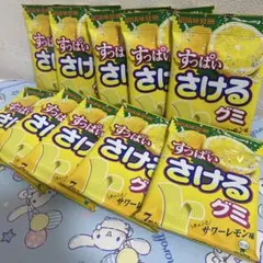 UHA味覚糖 さけるグミ サワーレモン味 10個まとめ売りのサムネイル