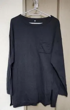 しまむら CLOSSHI 長袖 Tシャツ Lサイズ ダークグレー系