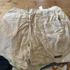 patagonia オーガニックコットン S ベージュショートパンツ