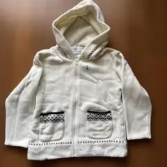 ホワイトフード付きジャケット