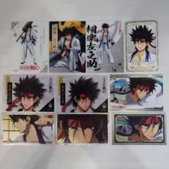 るろうに剣心 　スナップマイド ・ステッカー ・クリアカード　 相楽左之助